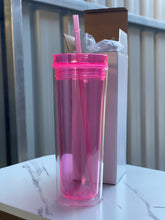Load image into Gallery viewer, 19oz ACRYLIC SKINNY TUMBLER