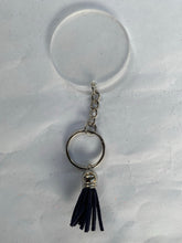 Load image into Gallery viewer, SILVER KEYCHAIN and tassel