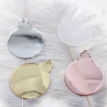 Load image into Gallery viewer, Bauble shaped Mirror acrylic disk