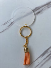 Load image into Gallery viewer, GOLD KEYCHAIN AND TASSEL