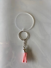 Load image into Gallery viewer, SILVER KEYCHAIN and tassel
