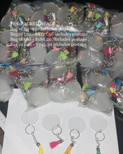 Load image into Gallery viewer, SILVER KEYCHAIN and tassel