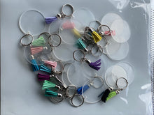 Load image into Gallery viewer, SILVER KEYCHAIN and tassel