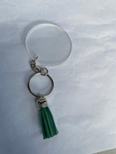 Load image into Gallery viewer, SILVER KEYCHAIN and tassel