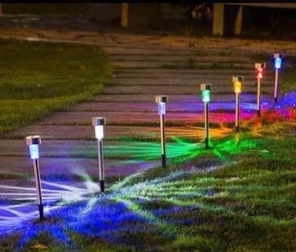 MULTICOLOURED Solar Garden lights