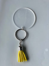 Load image into Gallery viewer, SILVER KEYCHAIN and tassel
