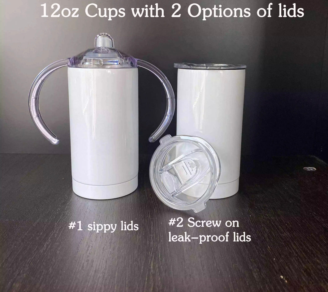 12oz Sippy Cup/Sublimation Sippy cup